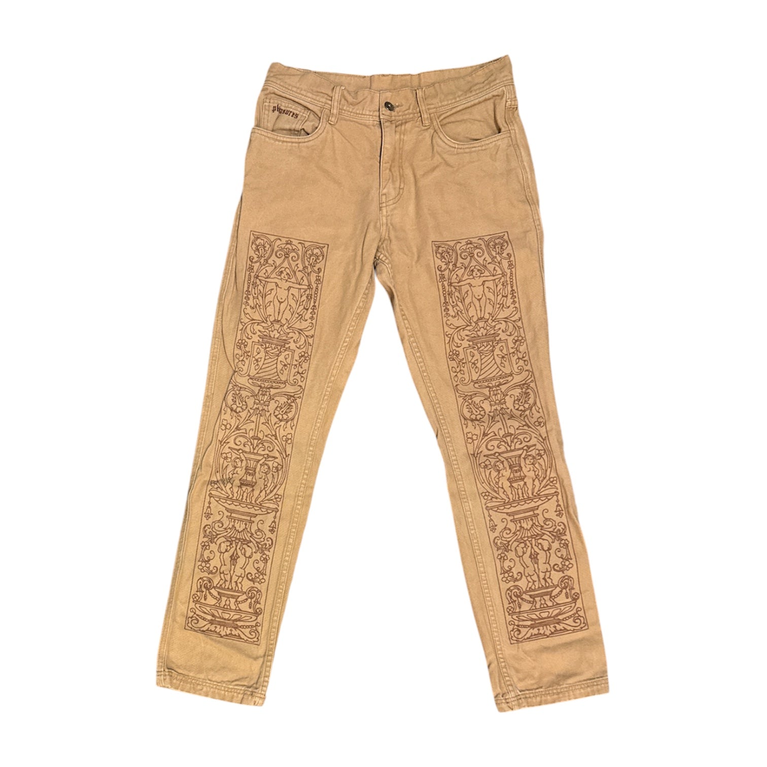 Pleasures Friction Brown Work Pants