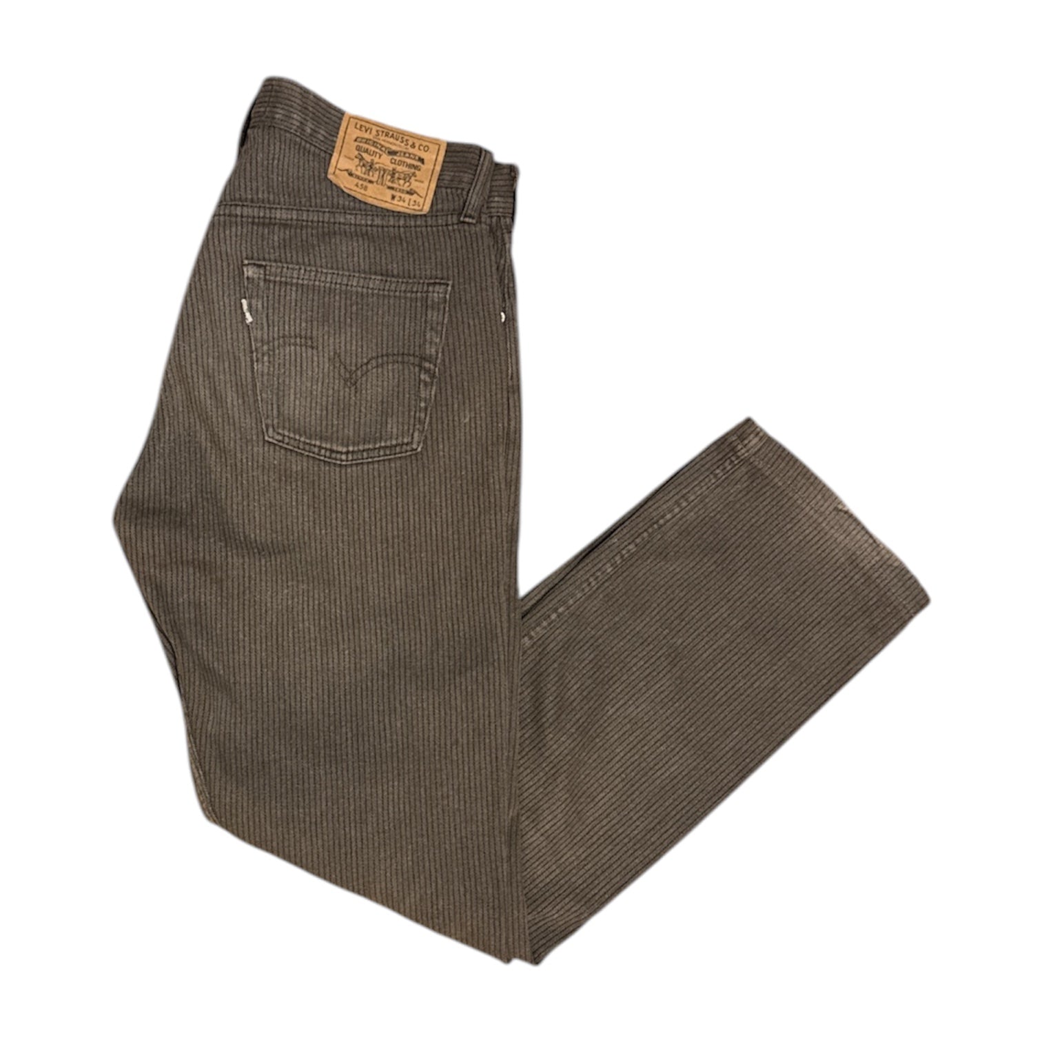 Vintage Levi's 458 Relaxed Brown Corduroy Pants