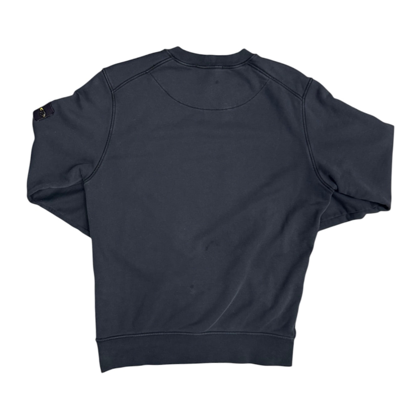 Stone Island Garment Dyed Fleece Navy Sweatshirt