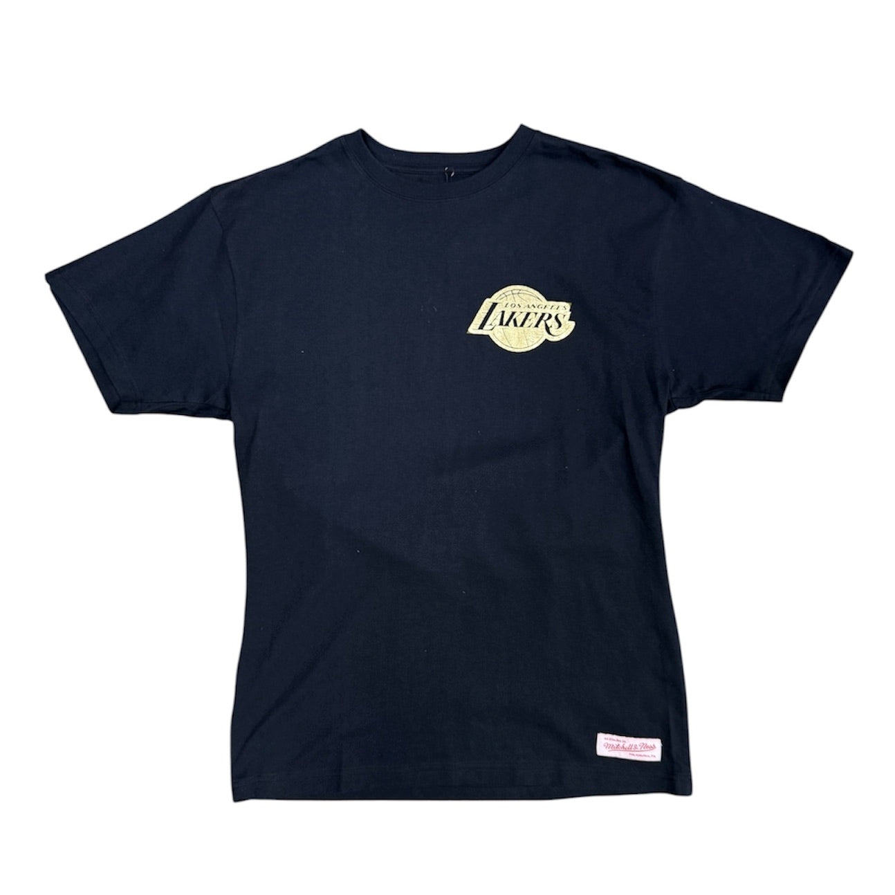 Mitchell & Ness Los Angeles Lakers Traditonel Fit Black Gold tshirt
