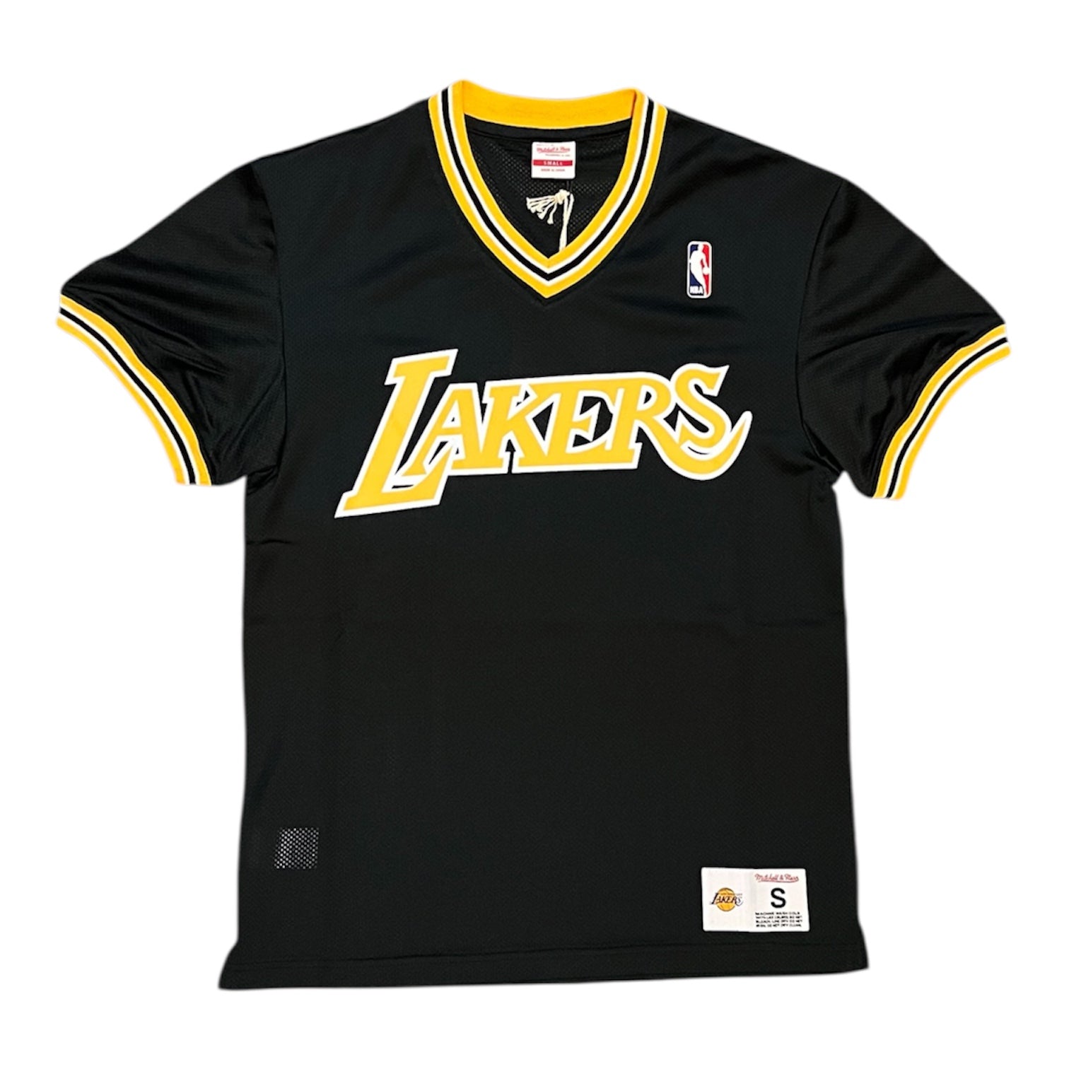 Mitchell & Ness Los Angeles Lakers Basketball Mesh Short Sleeve Jersey
