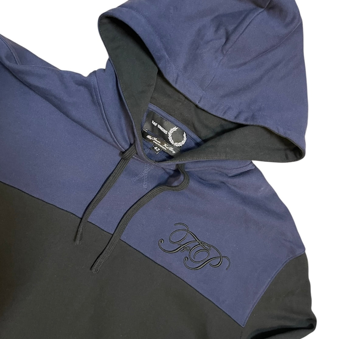 Fred Perry x Raf Simons Embroidered Initial Hoodie