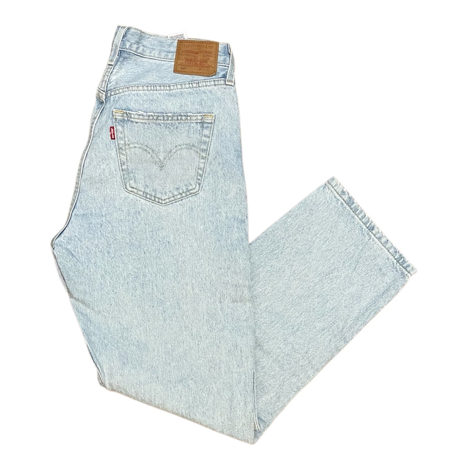 Levi's Premium 501 Original Fit Light Wash Blue Jeans