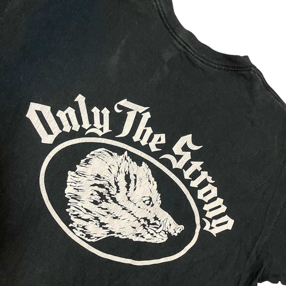 Supreme Boars Head Only The Strong Black Tshirt