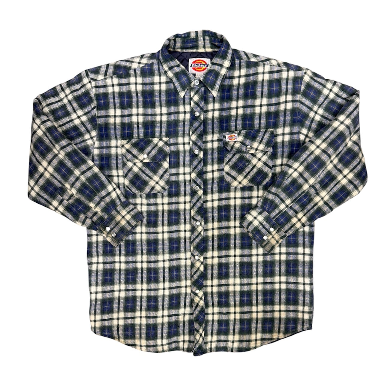 Dickies Green Blue Lightly Padded Overshirt