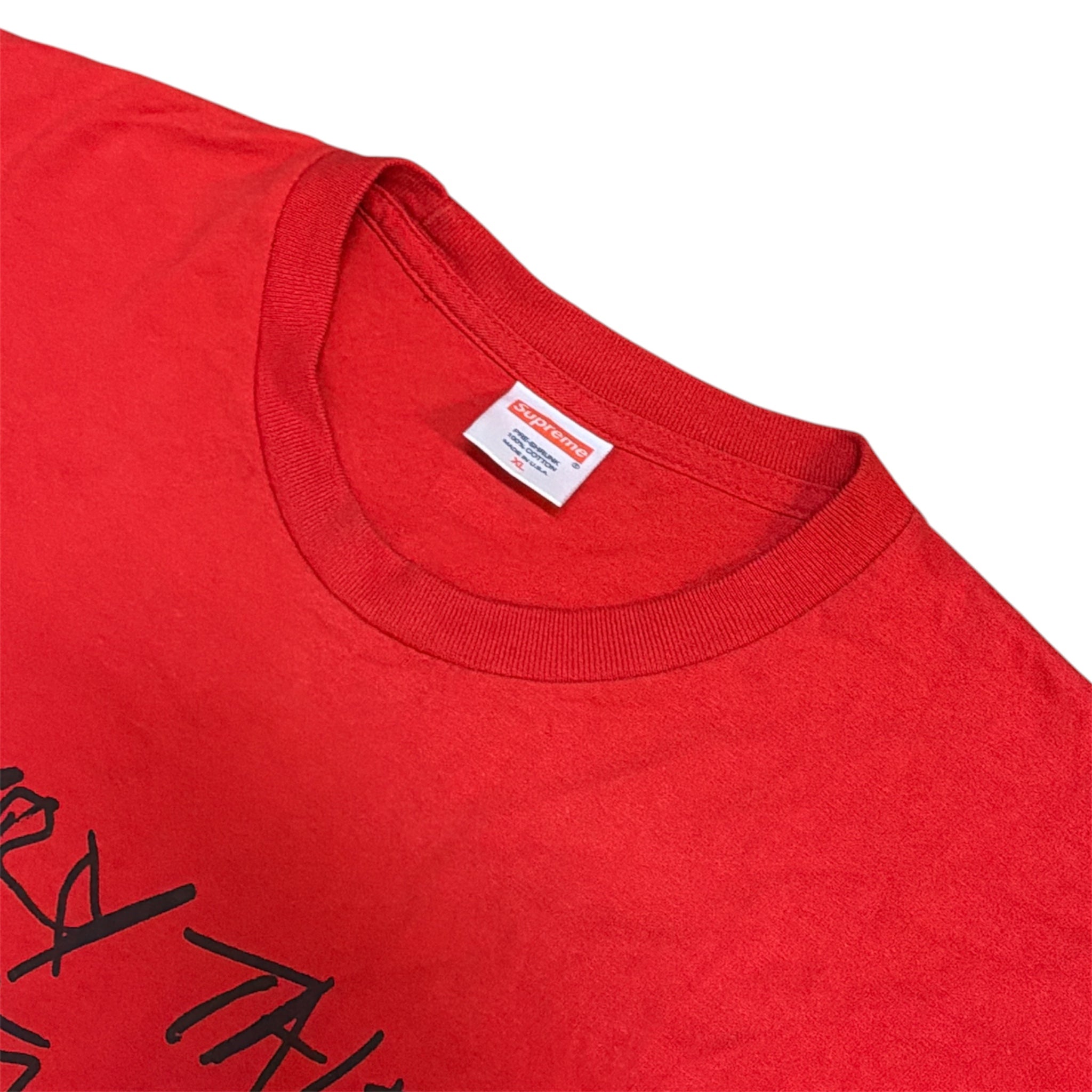 Supreme FW13 Fairy Tale of New York Red Black Tshirt