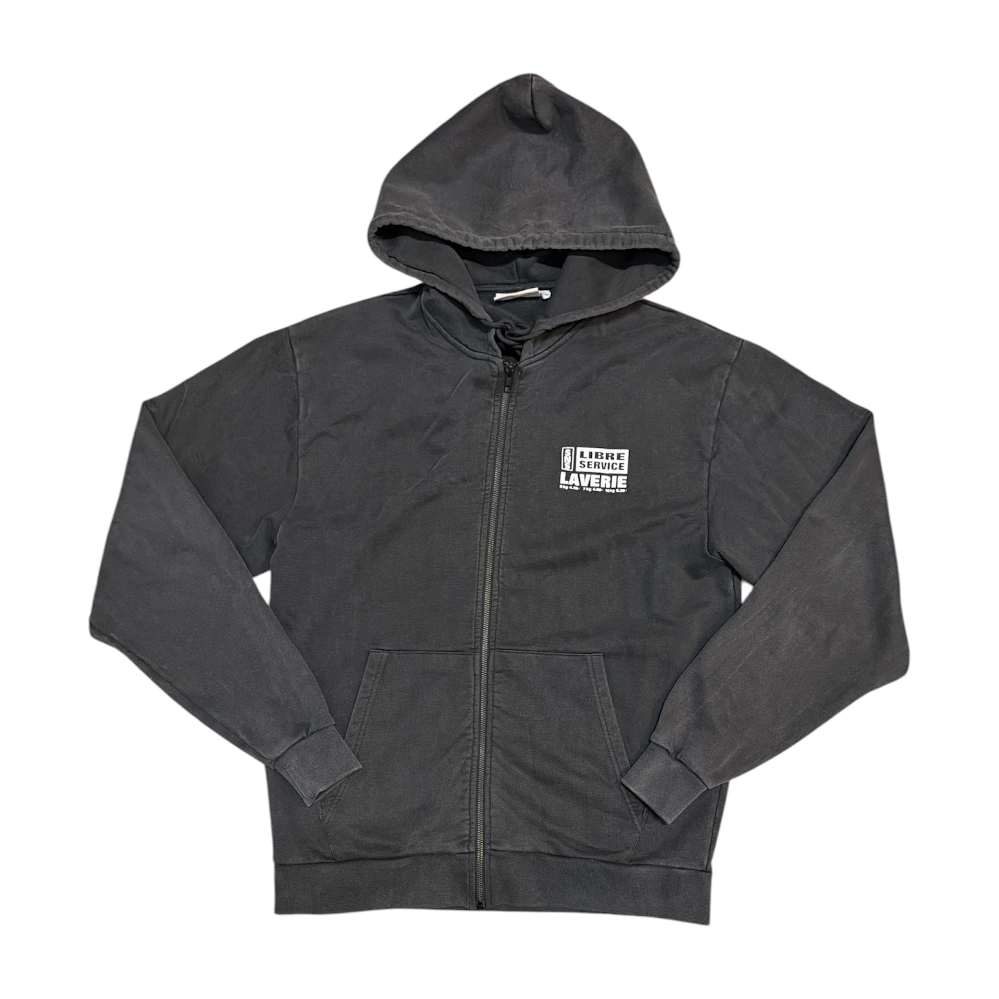 Sneakersnstuff Libre Laverie Faded Black Full Zip Hoodie