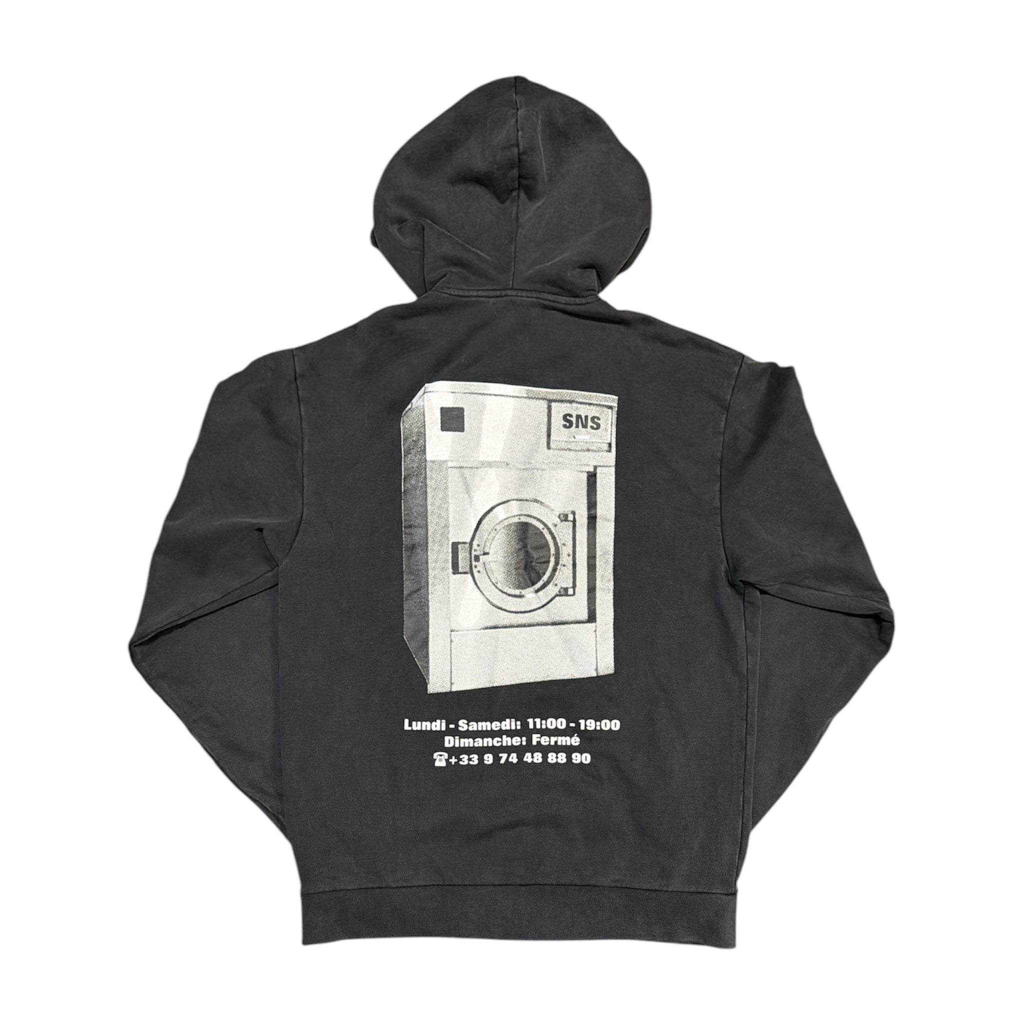 Sneakersnstuff Libre Laverie Faded Black Full Zip Hoodie