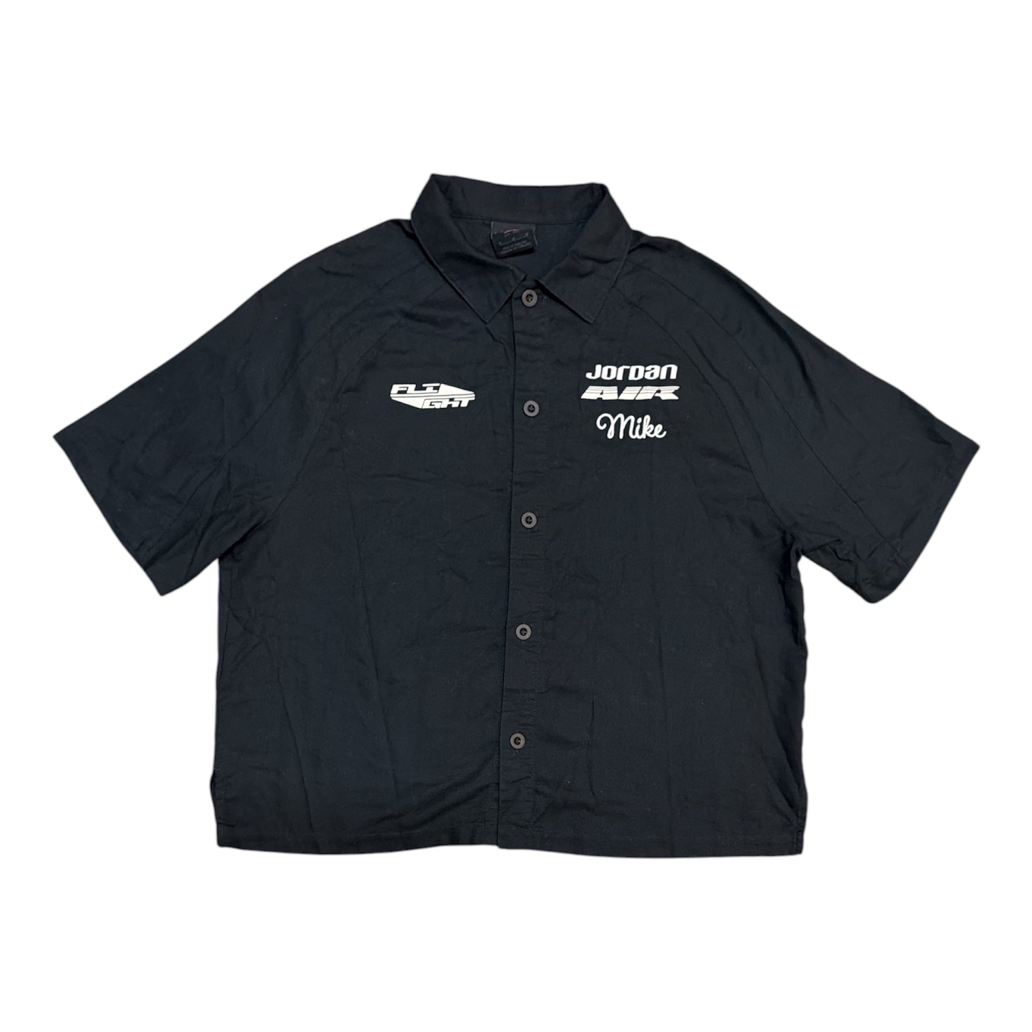 Jordan Flight Mike Black Short Sleeve Shirt (W)