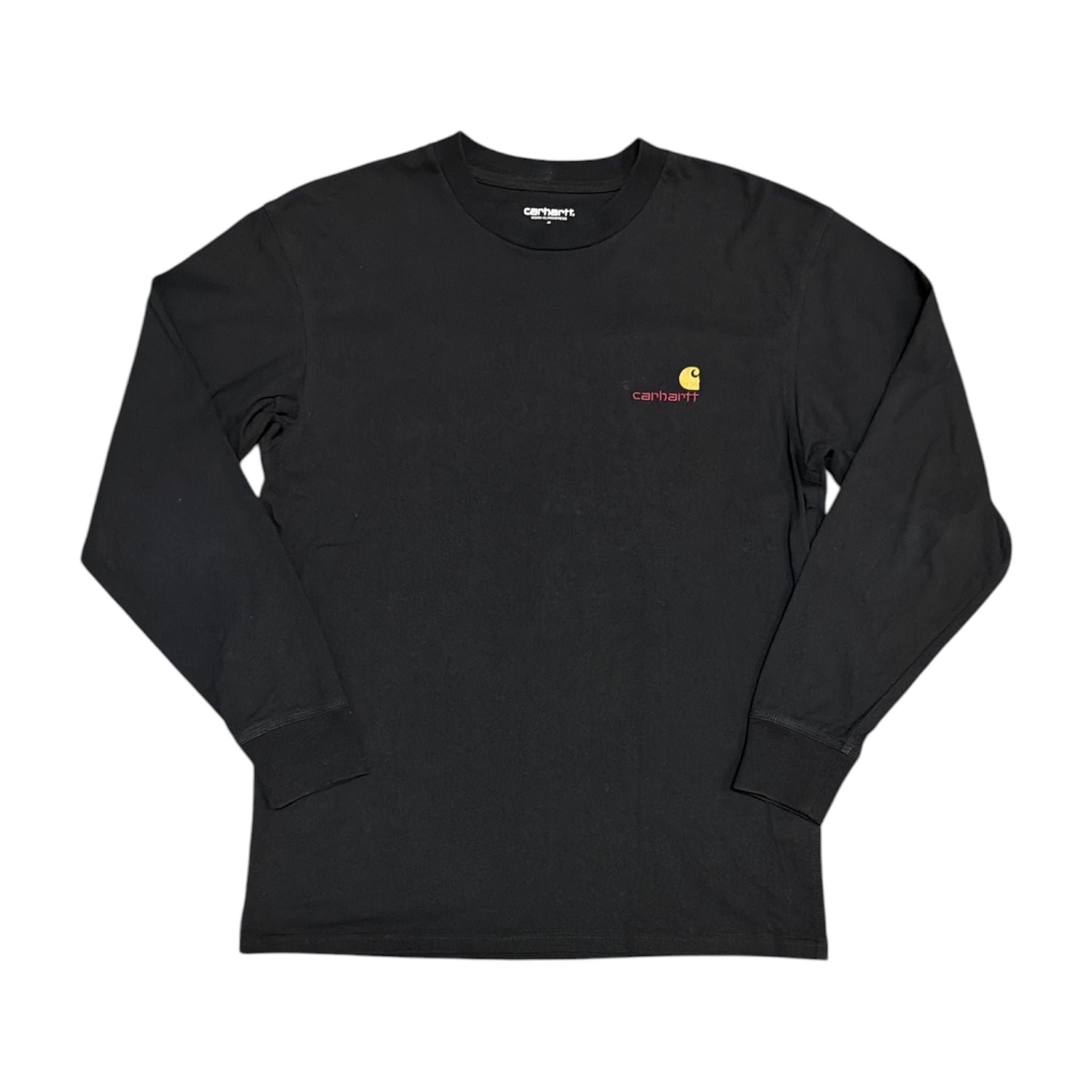 Carhartt WIP American Script Black Long Sleeve