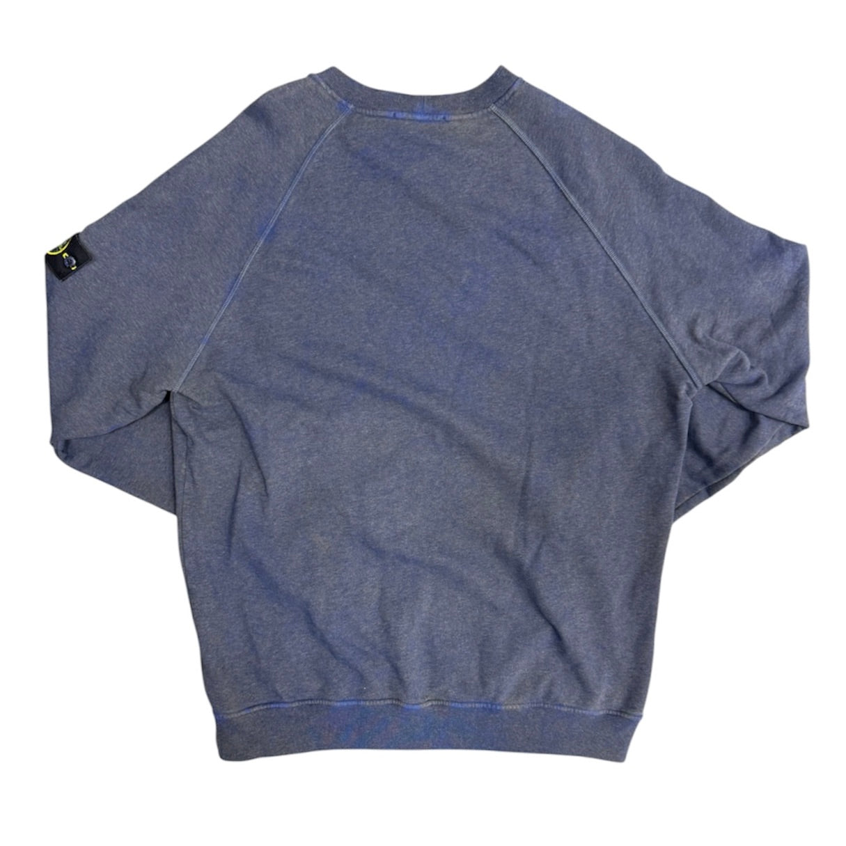 Stone Island SS21 Dust Colour Treatment Navy Sweatshirt