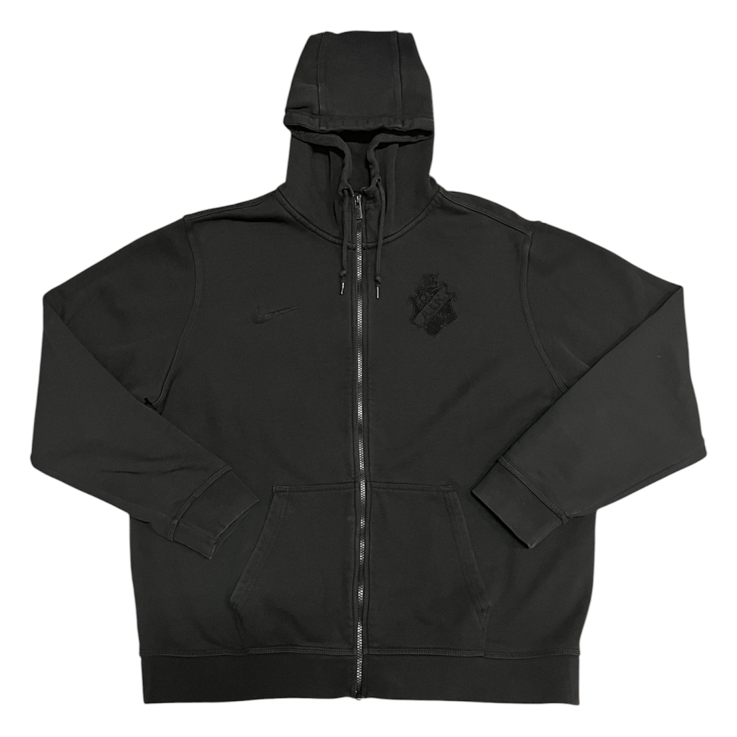 Nike AIK Football Full Zip Black Hoodie
