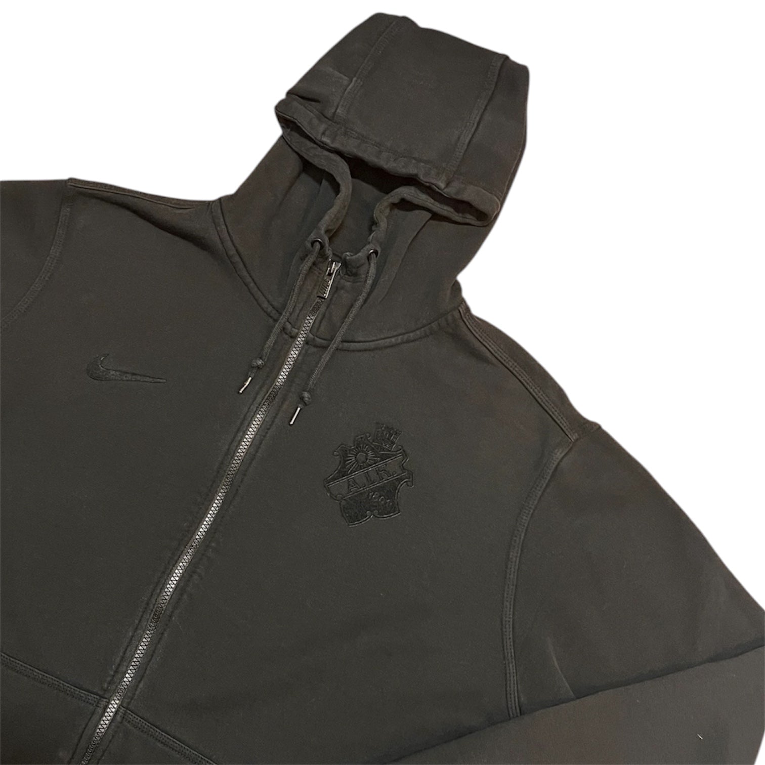 Nike AIK Football Full Zip Black Hoodie