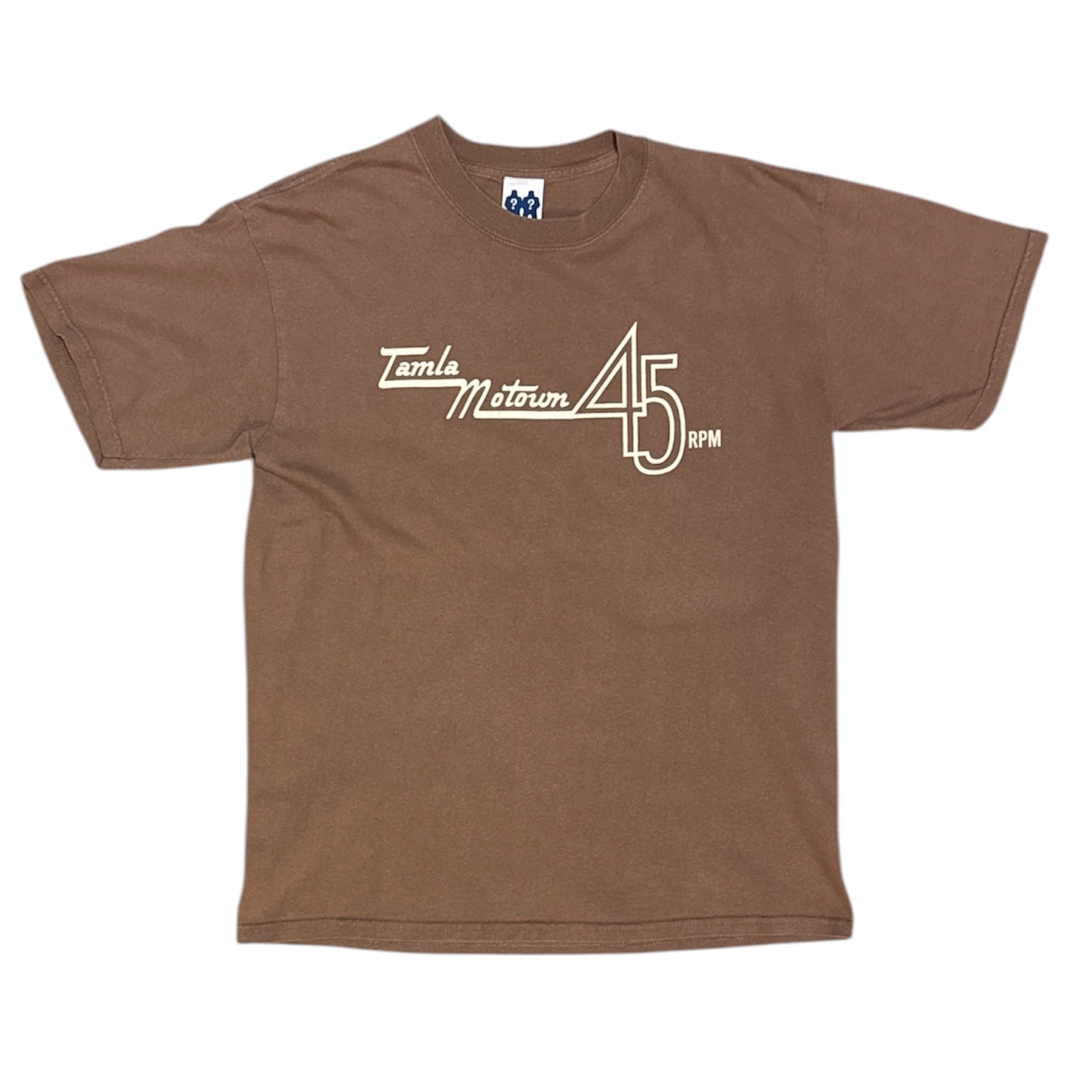 A-NON Tamla Motorn 45 RPM Washed Brown Tshirt