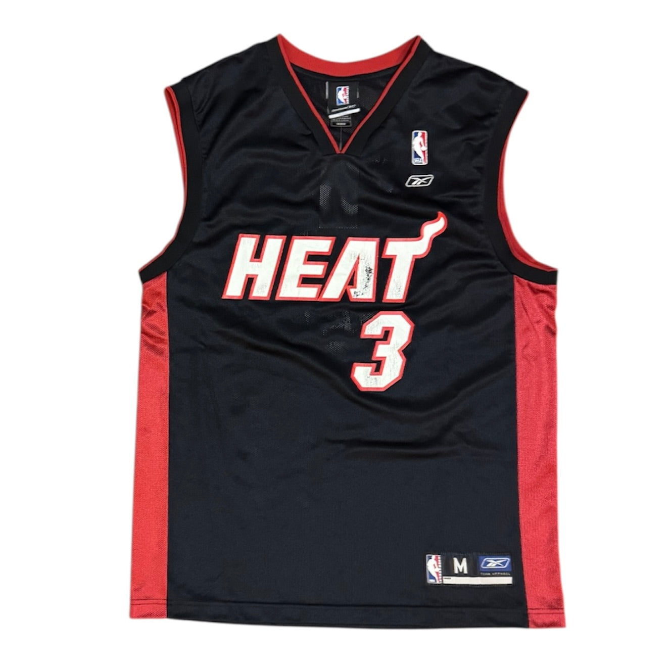 Vintage Reebok Miami Heat Dwyane Wade #3 2008/2017 Away Basketball Jersey