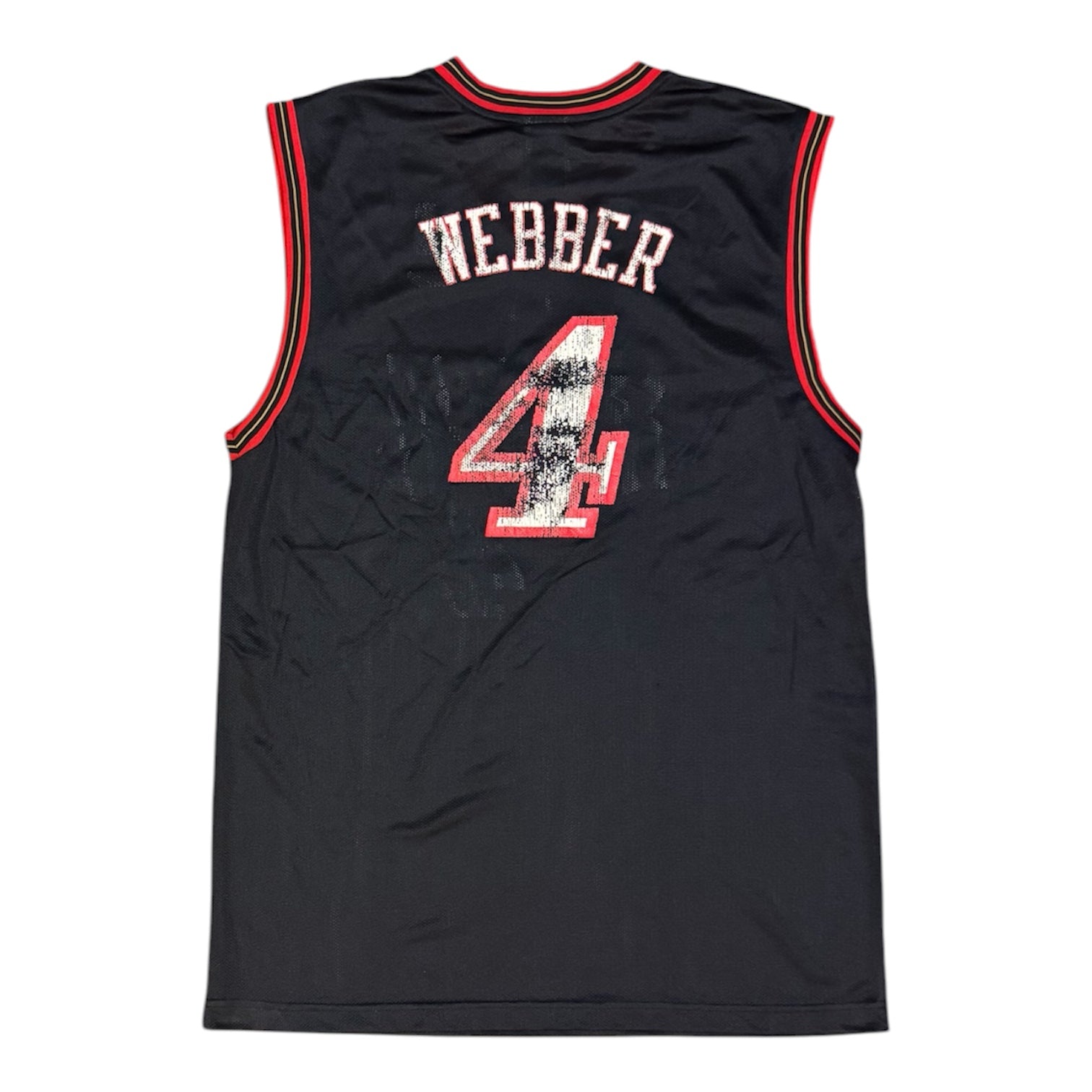 Vintage Reebok Philadelphia 76ers Chris Webber #4 Basketball Jersey