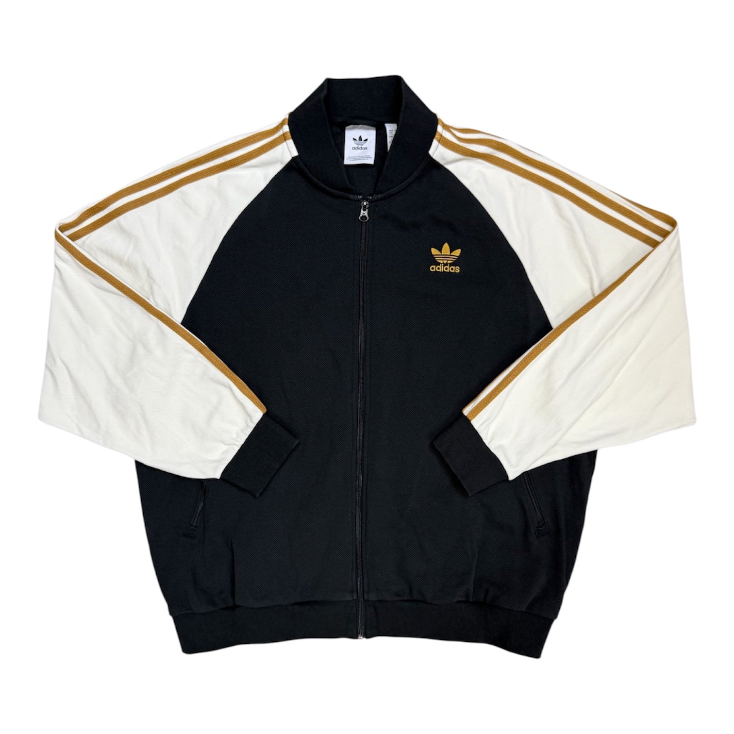 Adidas Originals DKN SST Black White Gold Track Top (Asia Sizing)