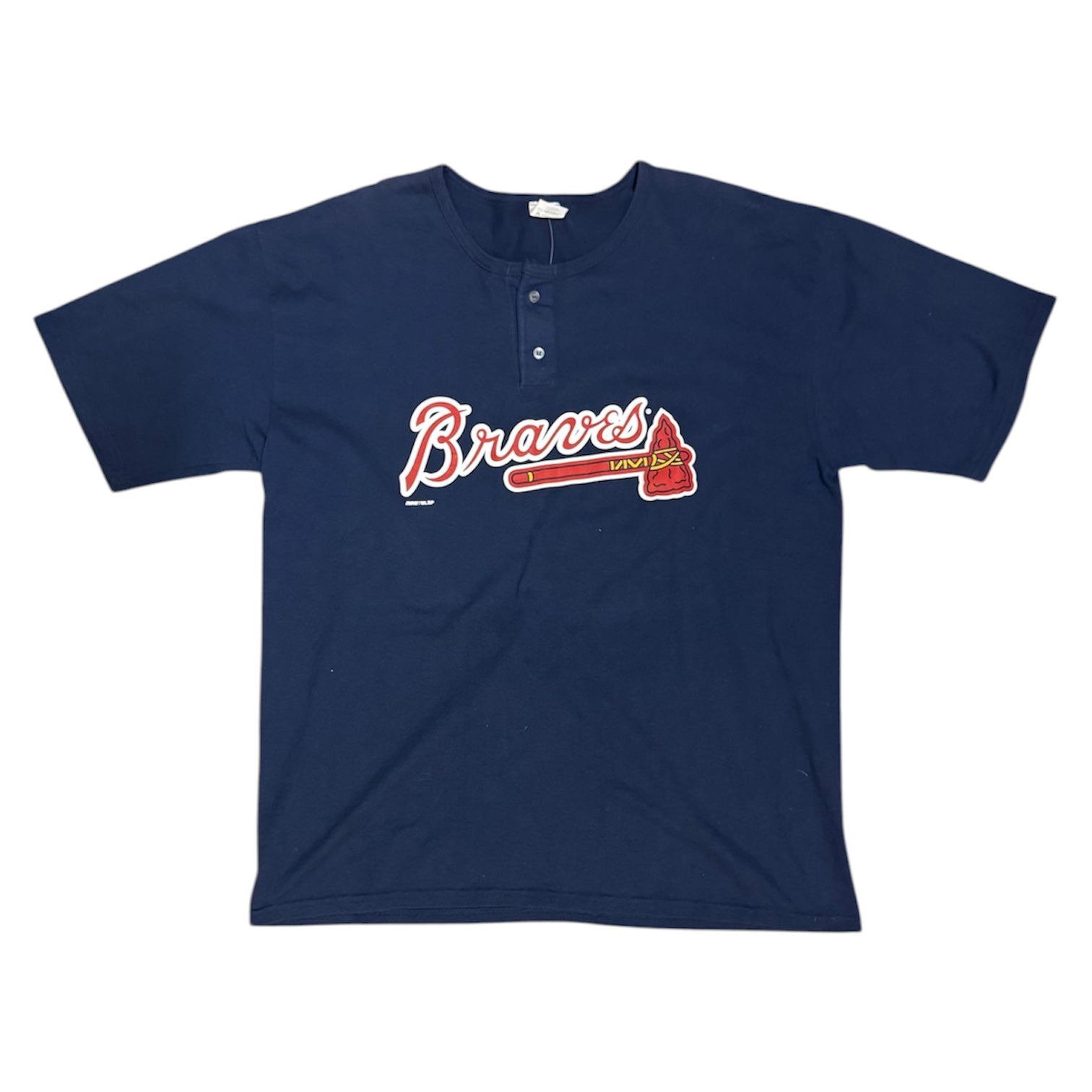 Atlanta Braves Bridgeport Automotive Button Neck Tshirt