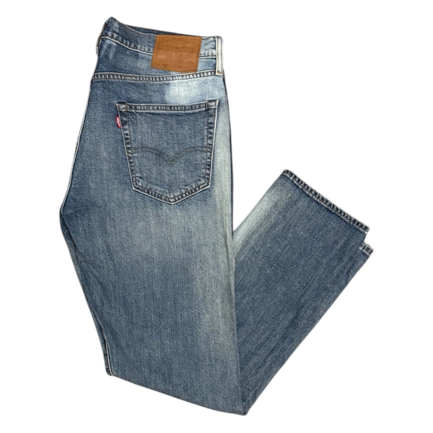 Levis 502 Light Washed Faded Jeans