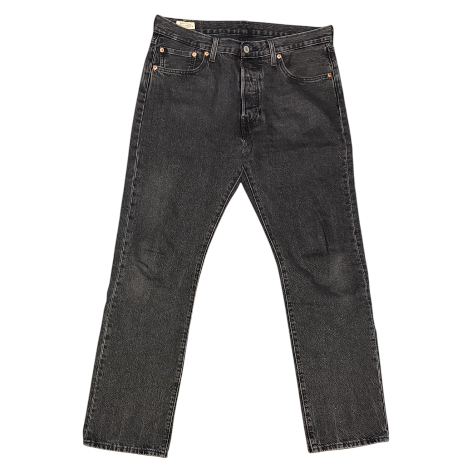 Levis 501 Washed Black Jeans