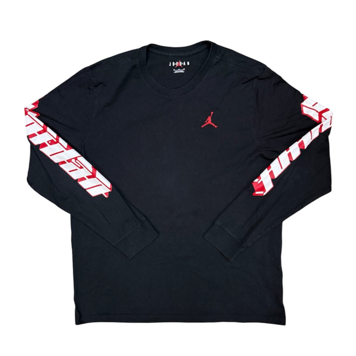 Jordan Black Red Long Sleeve