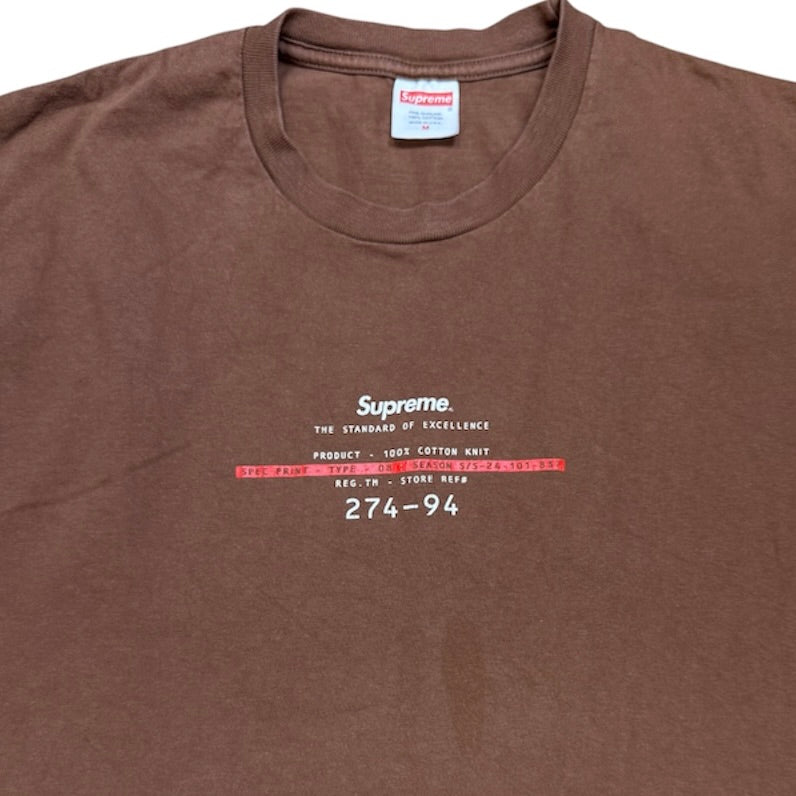 Supreme  SS24 Brown Standard Tshirt