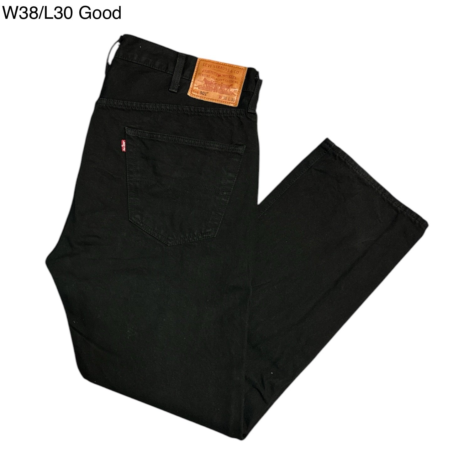 Levi's Premium 501 Black Jeans