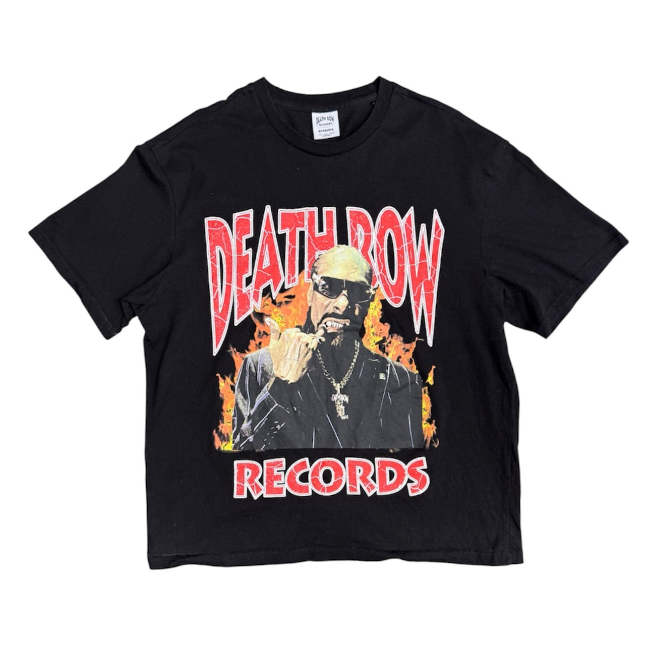 Bershka Death Row Records Snoop Dogg Black T Shirt