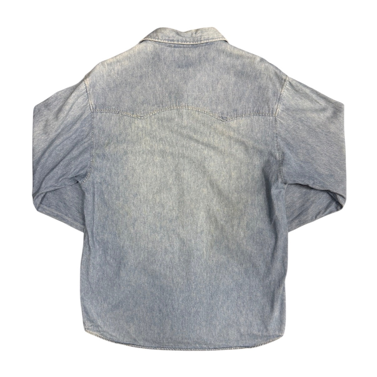 Western Plains Trading Co. Light Blue Denim Shirt