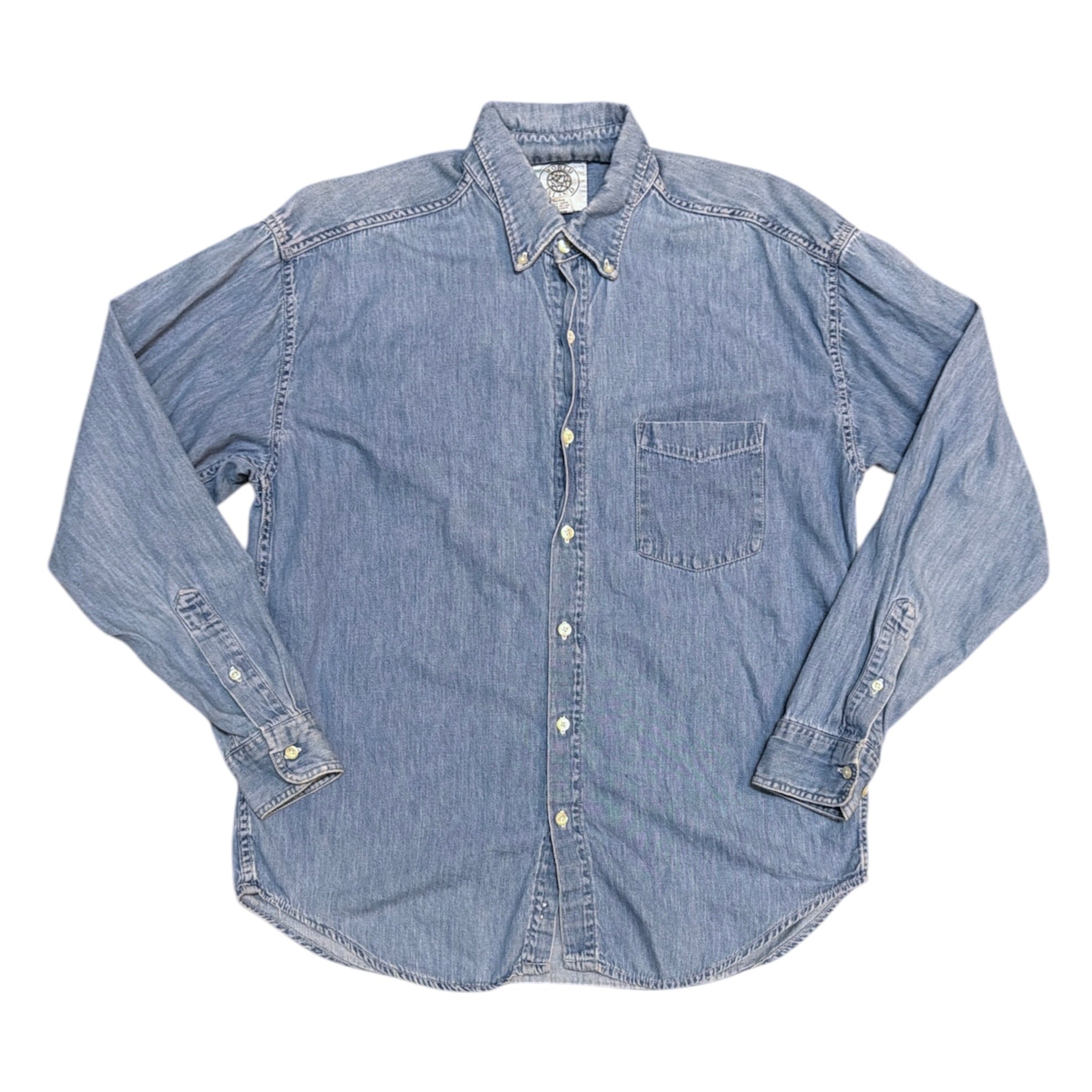 Vintage World Island Made In USA Denim Shirt