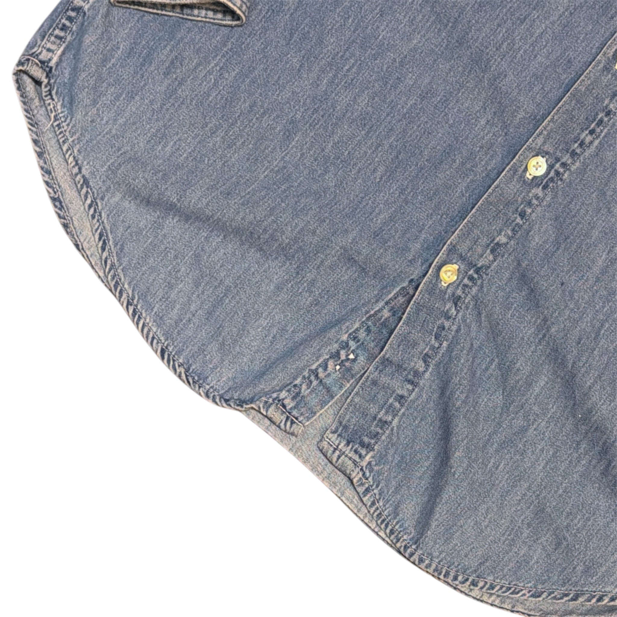 Vintage World Island Made In USA Denim Shirt