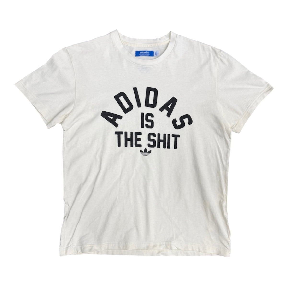 Adidas Originals 40 Years Annviversity Adidas Is The Shit White Tshirt