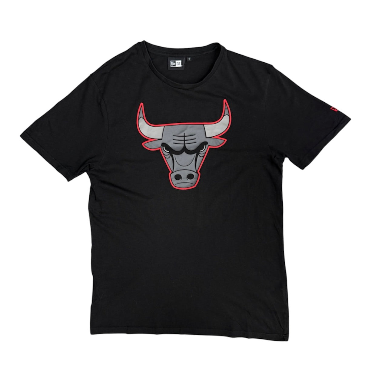 New Era Chicago Bulls Black Tshirt