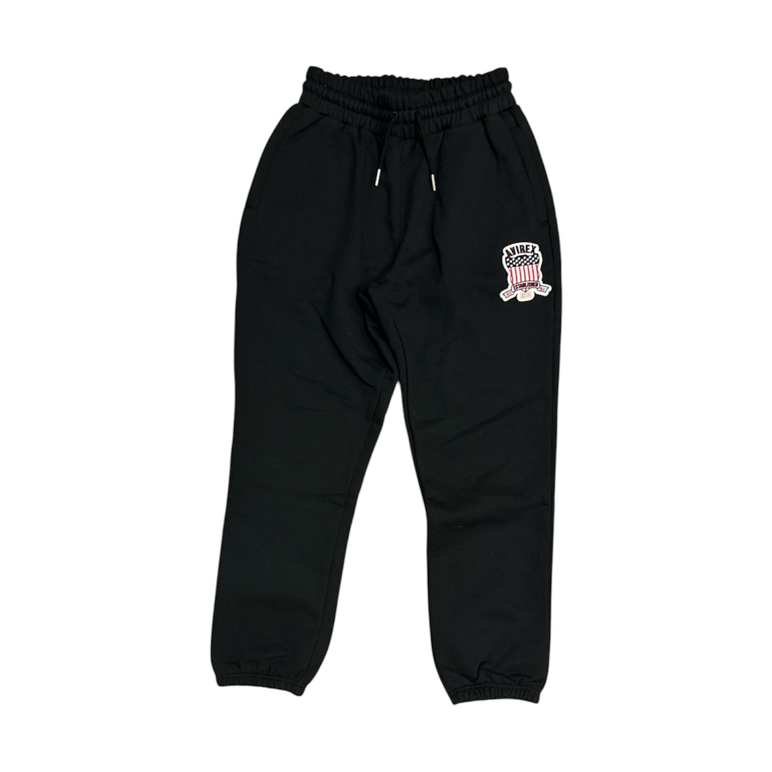 Avirex Badge Black Sweatpants
