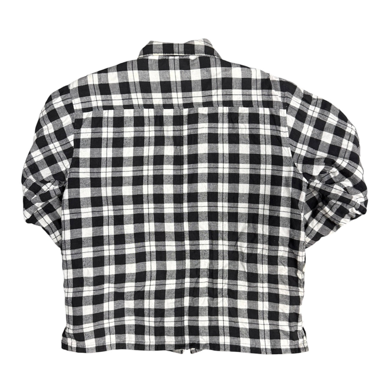 Dickies Black White Full Zip Padded Overshirt