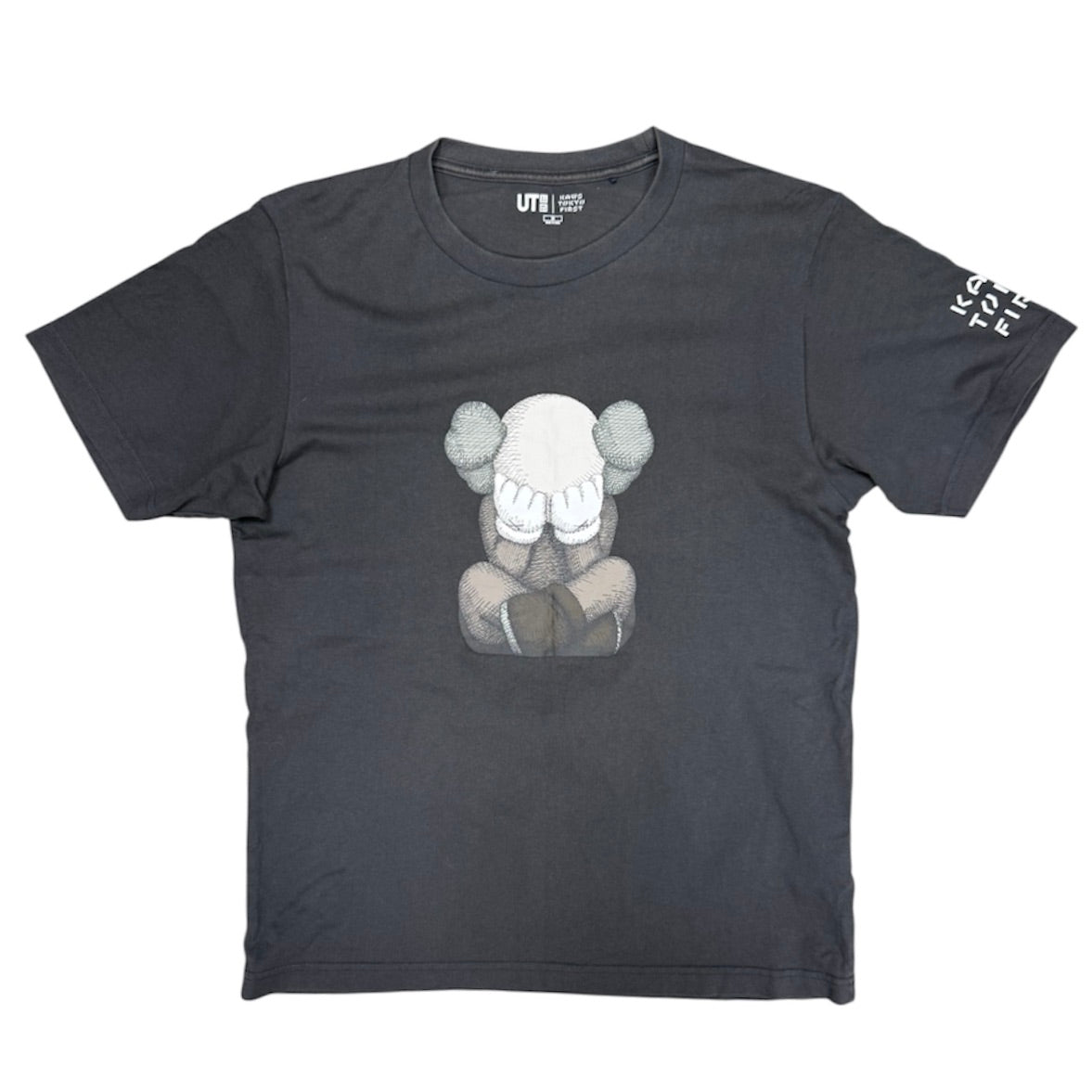 Uniqlo UT x Kaws Passing Through Tokyo First Dark Grey Tshirt