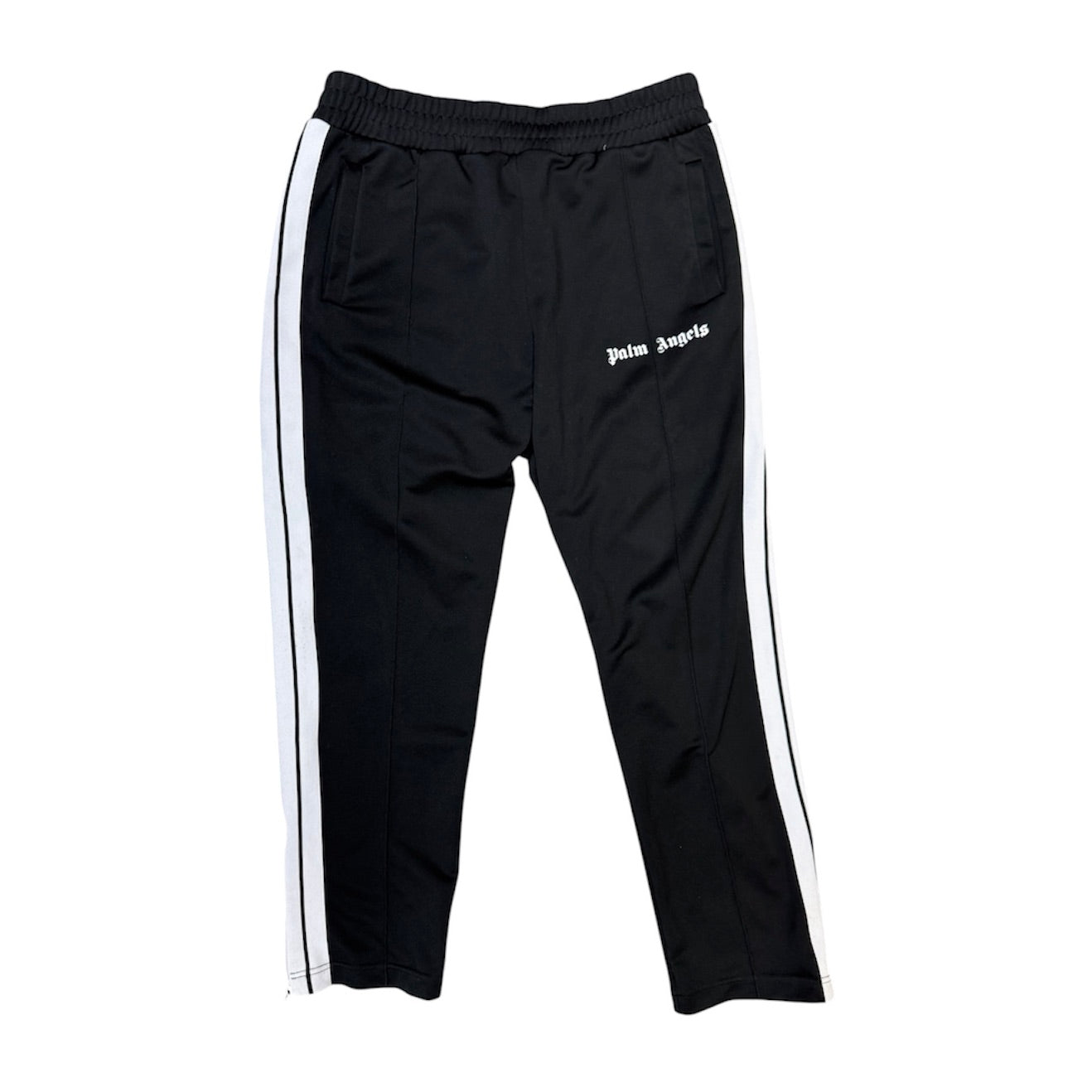 Palm Angels Classic Black White Track Pants