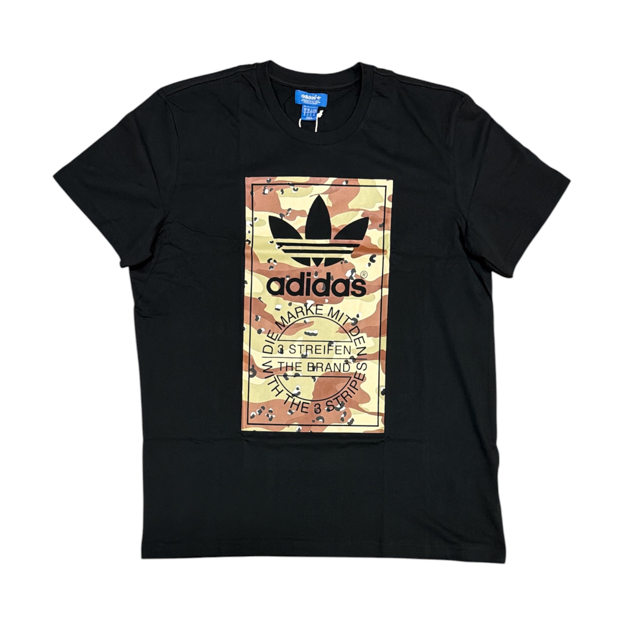 Adidas Camo Label Treefoil Black Tshirt