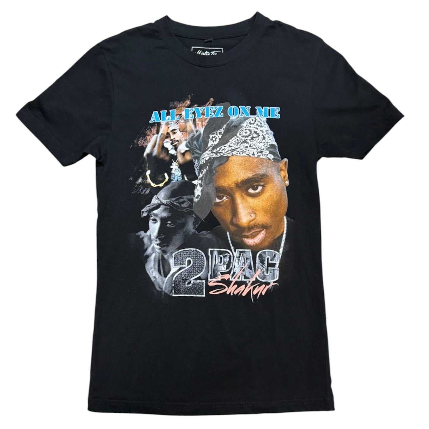 Mister Tee Tupac All Eyes On Me Black Tshirt