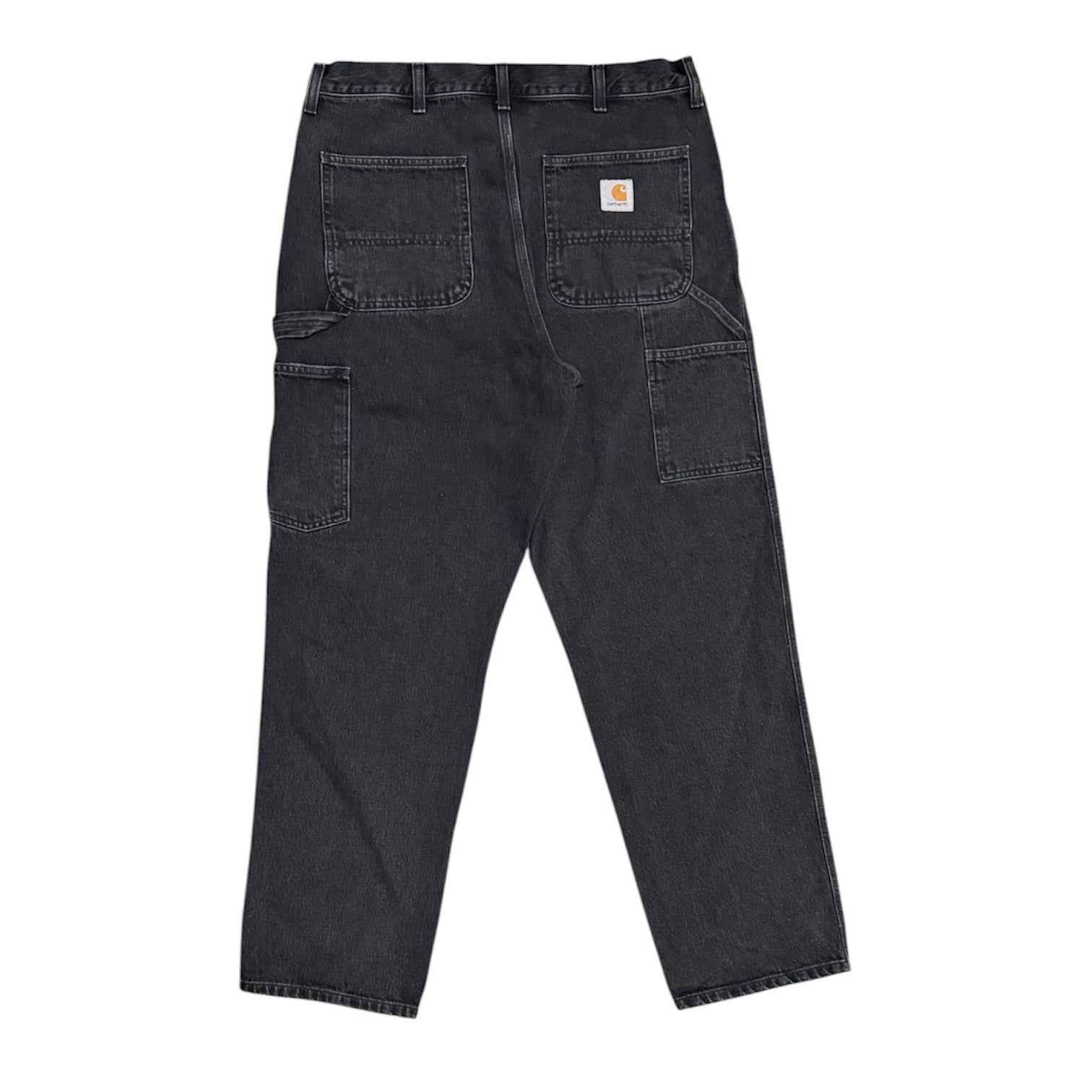 Carhartt WIP Single Knee Washed Black Pants