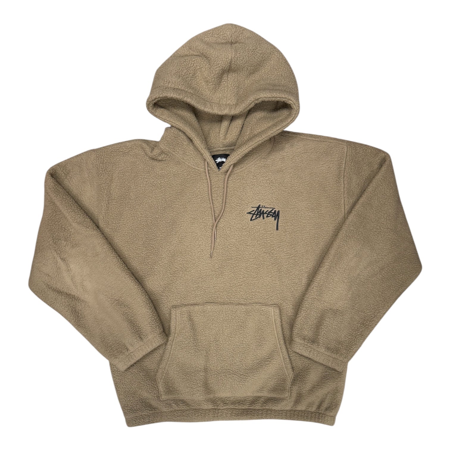 Stussy Teddy Brown Fleece Hoodie