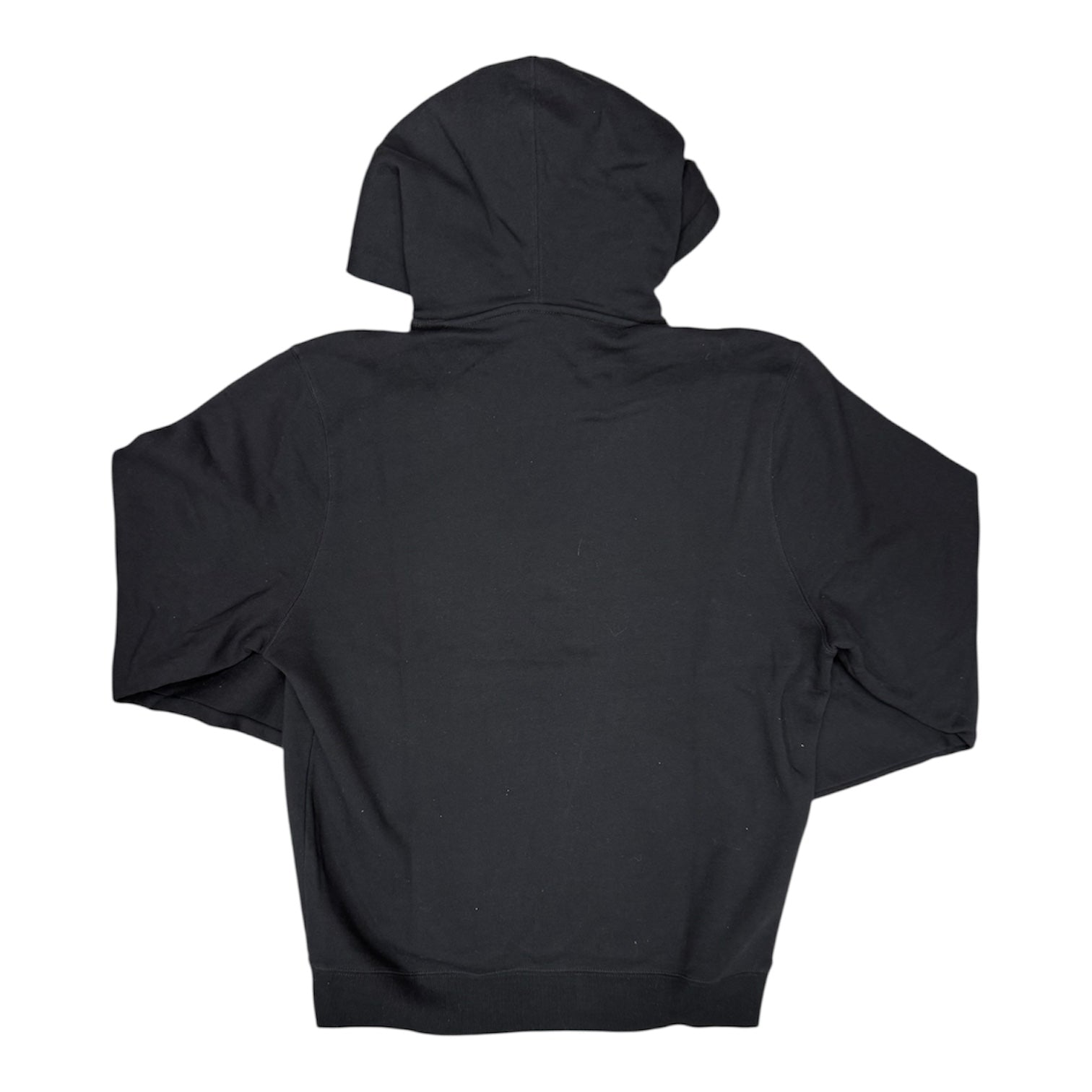 Stussy White Embroidered Logo Black Hoodie