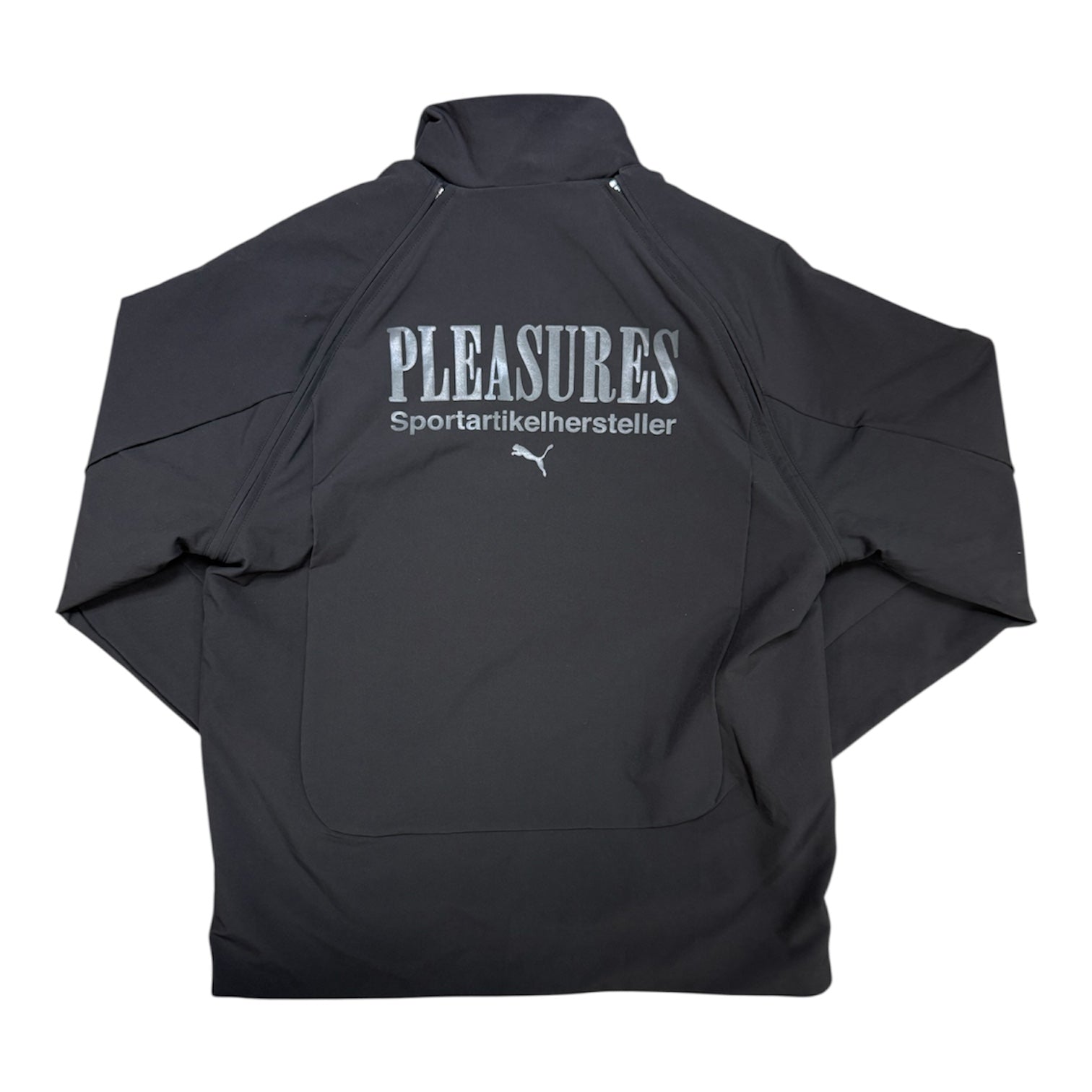 Puma x Pleasures FW23 Zip Off Black Jacket