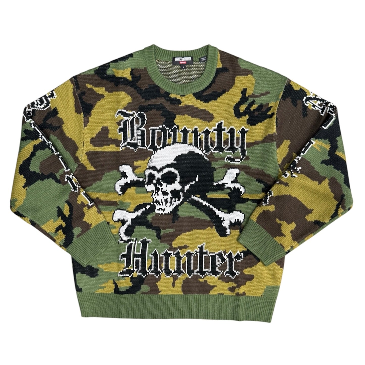 Supreme FW23 Bounty Hunter Woodland Knitted Sweater