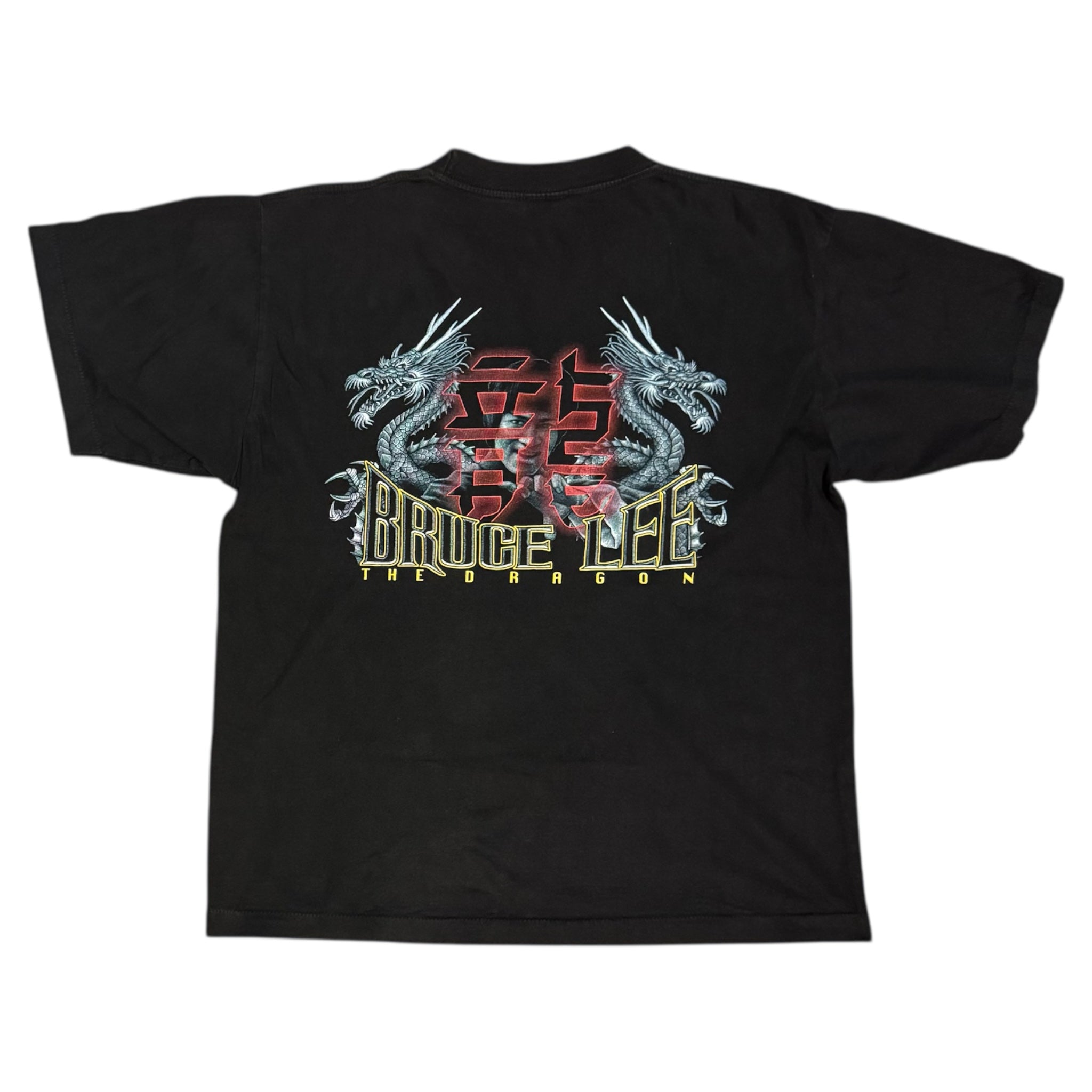 Bruce Lee The Dragon WATAHHH! Black Tshirt