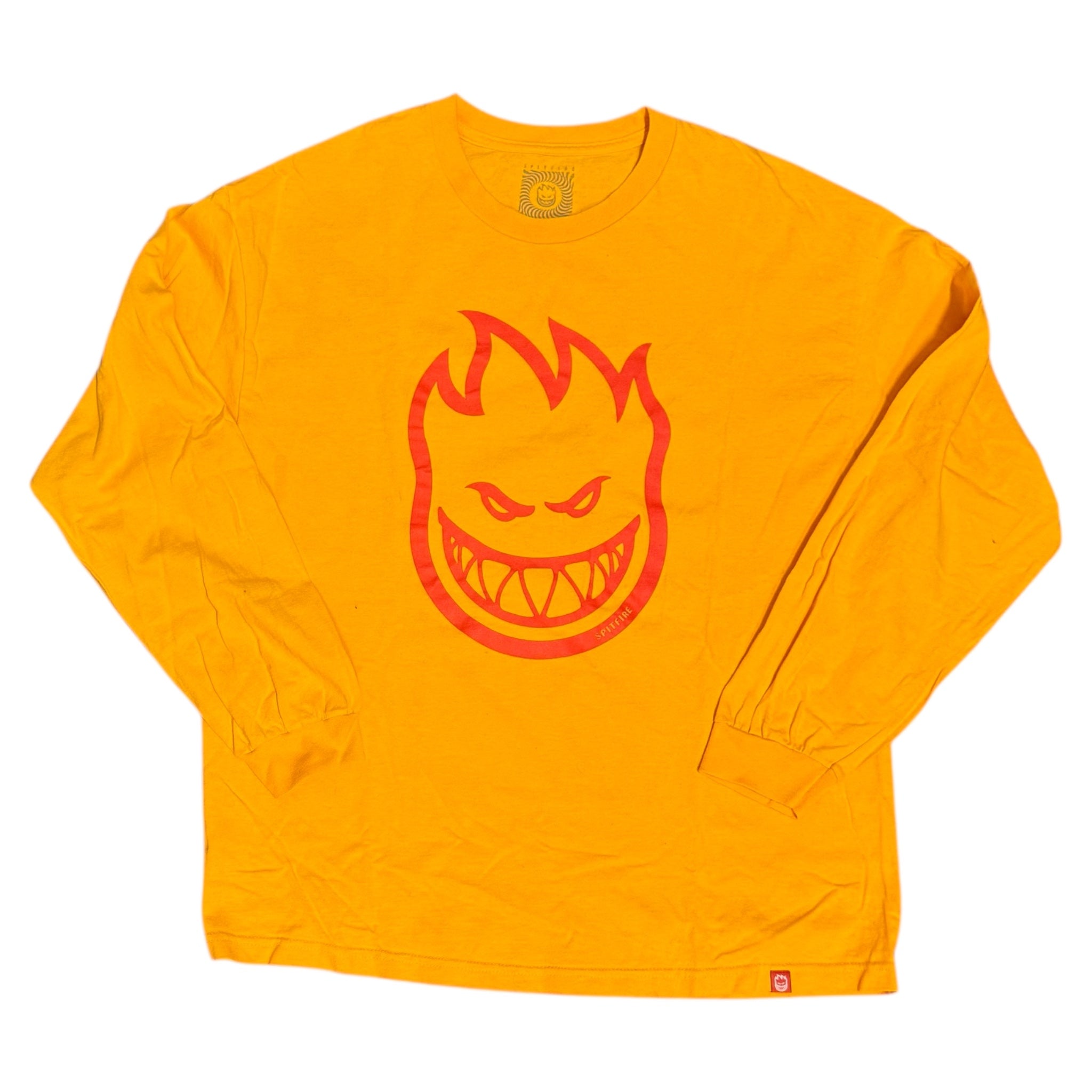 Spitfire Big Head Yellow Long Sleeve