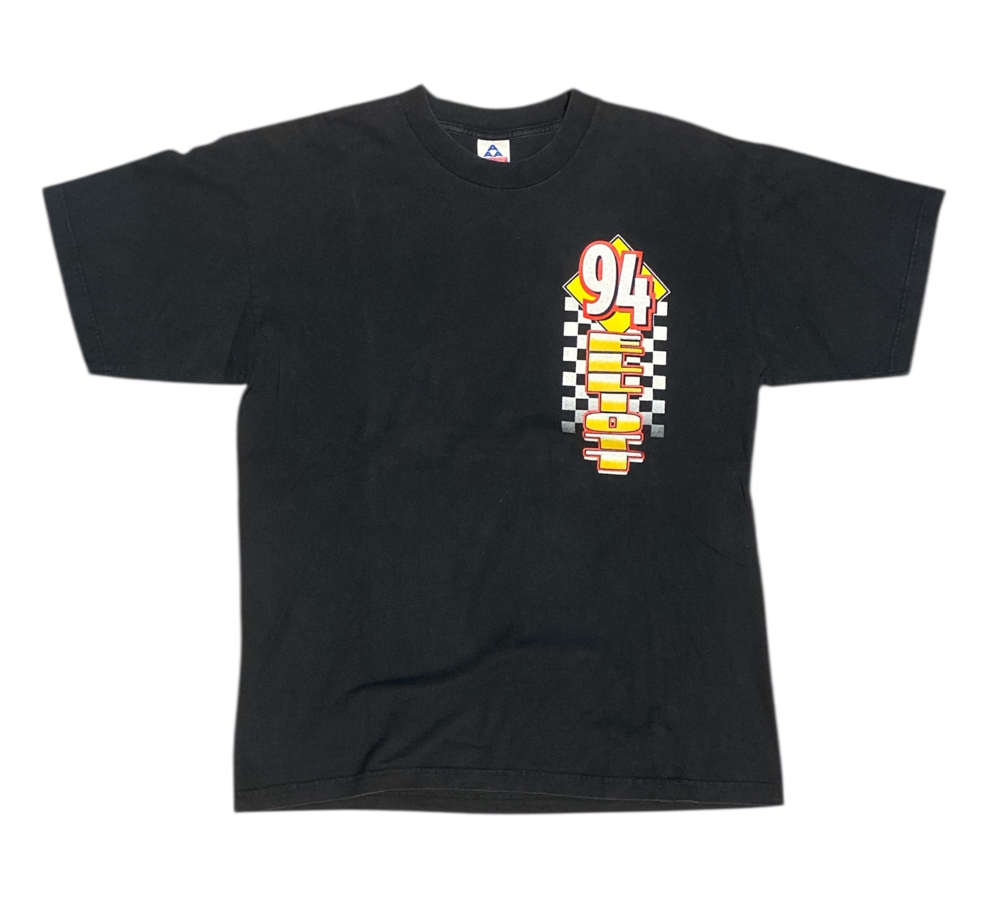 Vintage Elliot #94 Drive Thru Crew Racing Black Tshirt