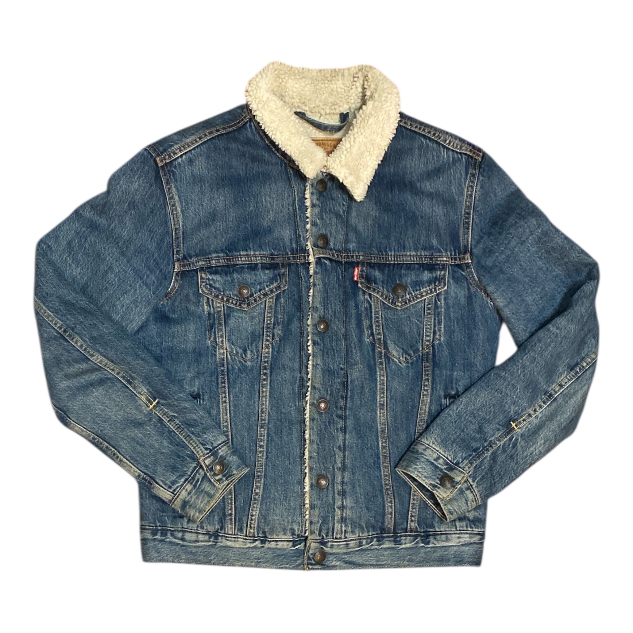 Levi's Sherpa Blue Denim Jacket