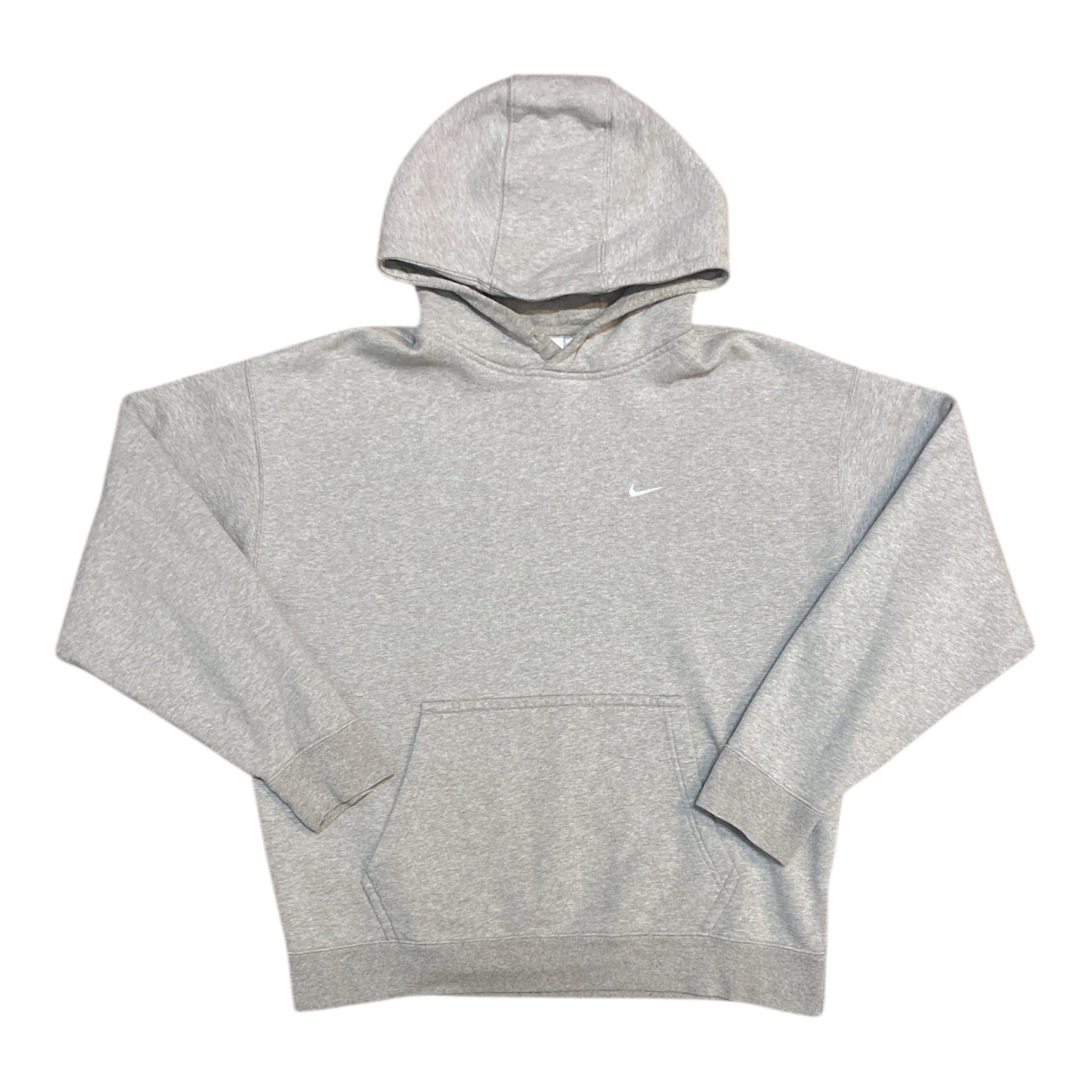 Nike Solo Swoosh Grey Fleece Hoodie