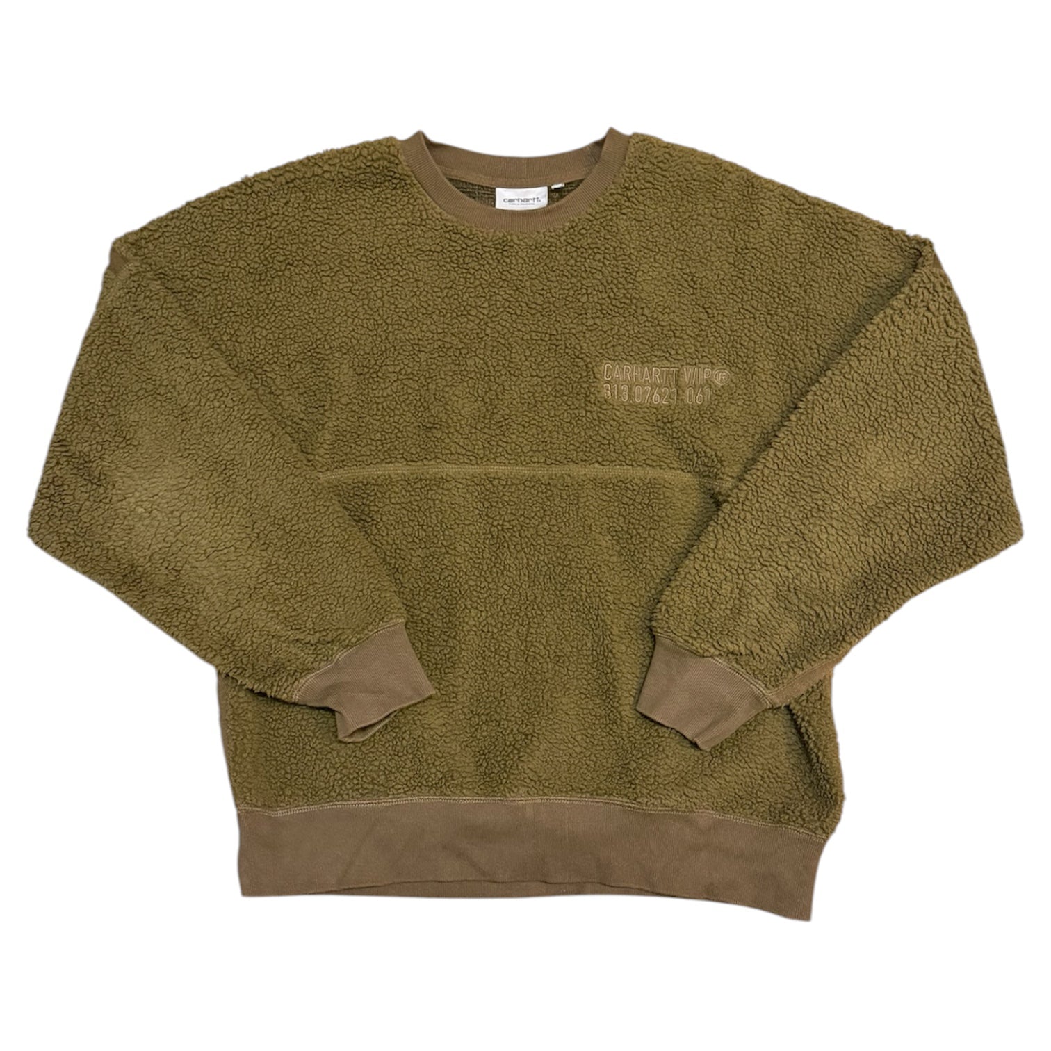 Carhartt WIP Coordinate Brown Sherpa Sweatshirt